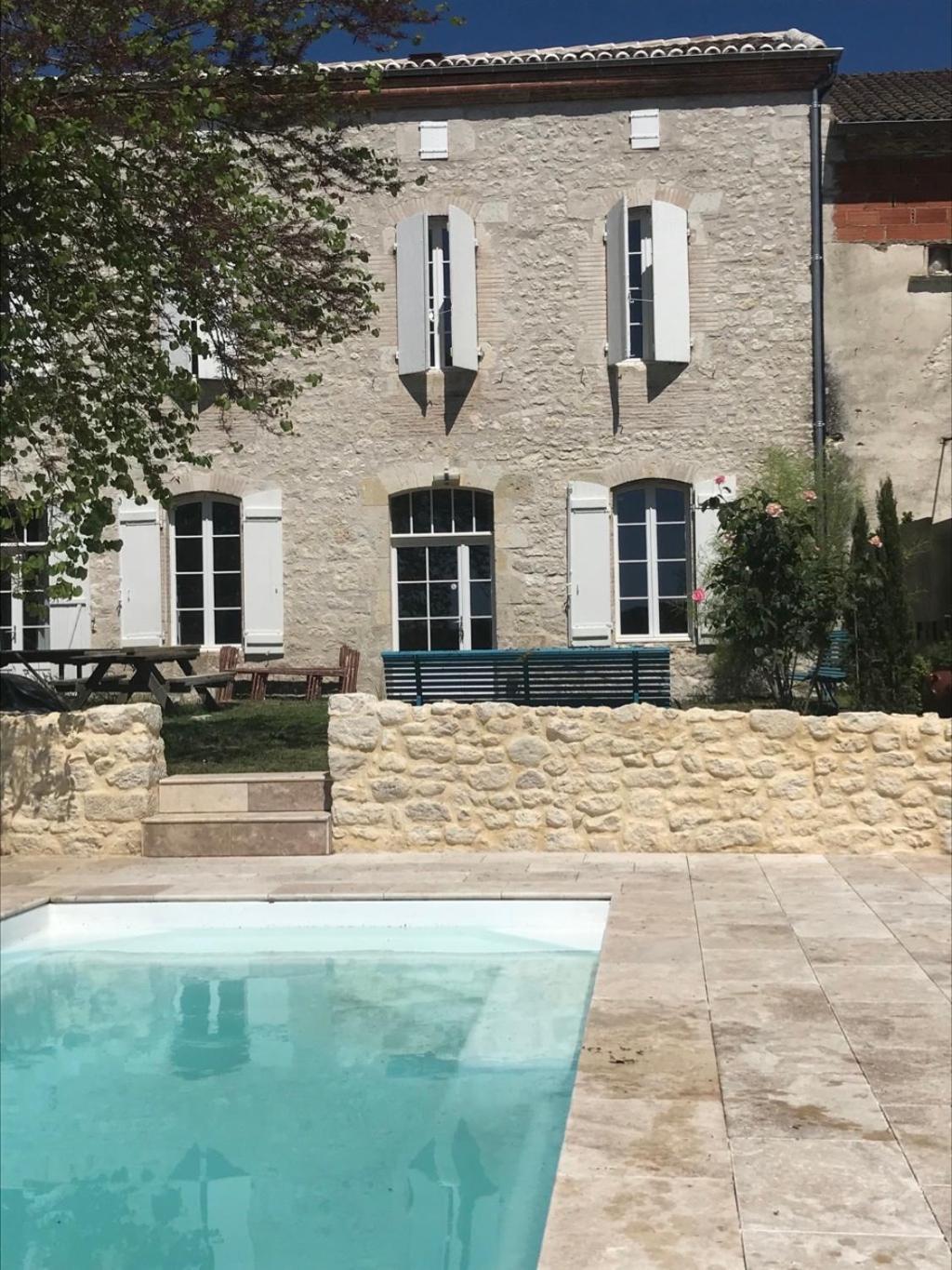 Le Gite Des Carmes Villa Lauzerte Exterior foto